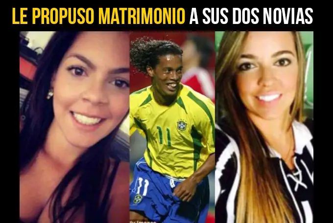 La fantástica historia de cómo Ronaldinho le propuso matrimonio a ... La fantástica historia de cómo Ronaldinho le propuso matrimonio a ...